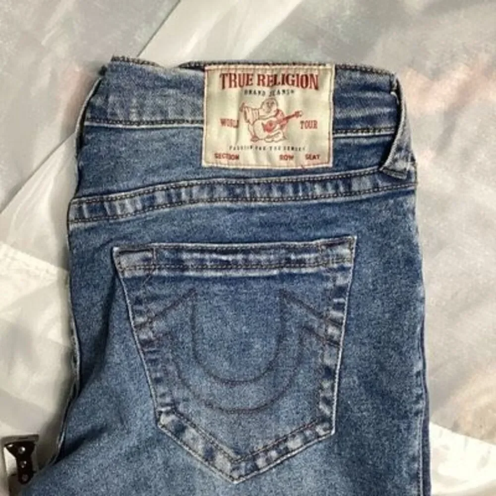 True Religion Mens Ricky No Flap SN Jeans Sz 31 Relaxed Straight